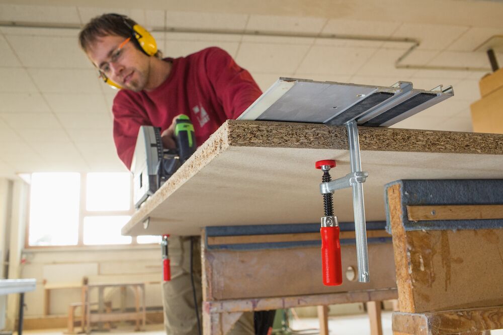 Ganzstahl-Tischzwinge GTR