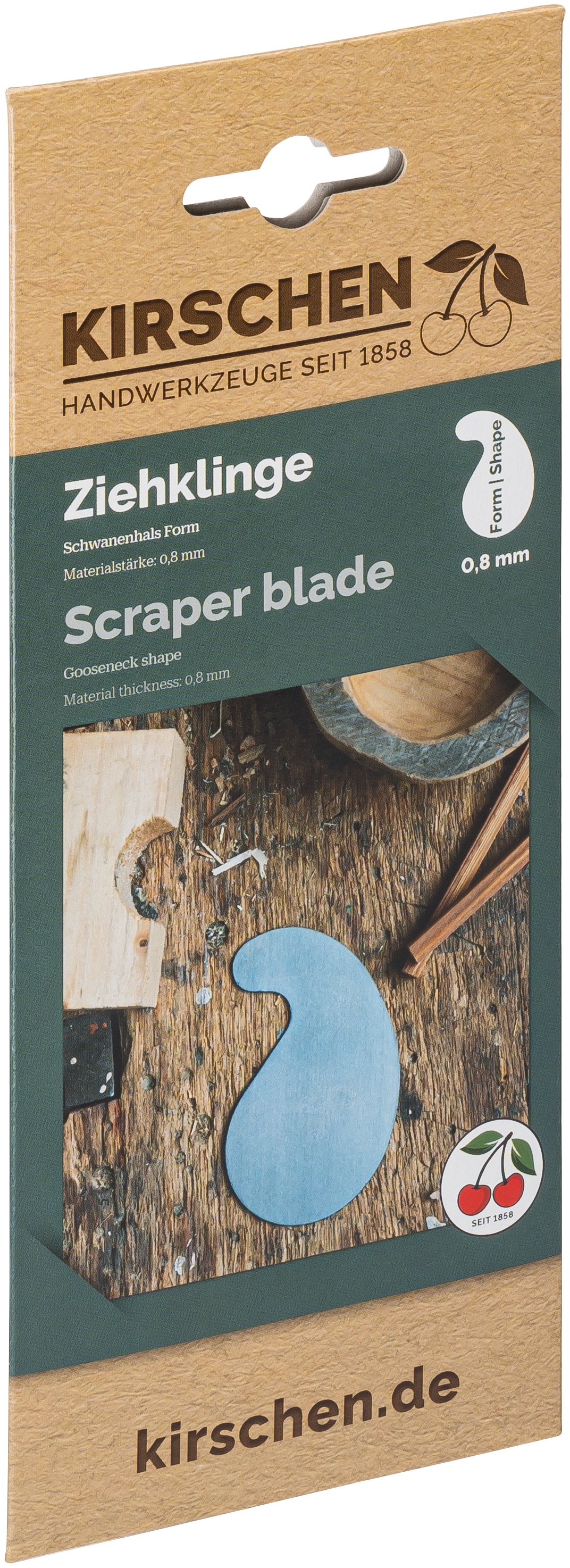 Ziehklinge, Schwanenhals-Form